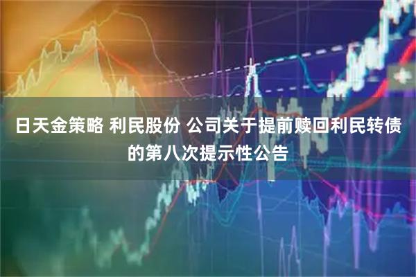 日天金策略 利民股份 公司关于提前赎回利民转债的第八次提示性公告